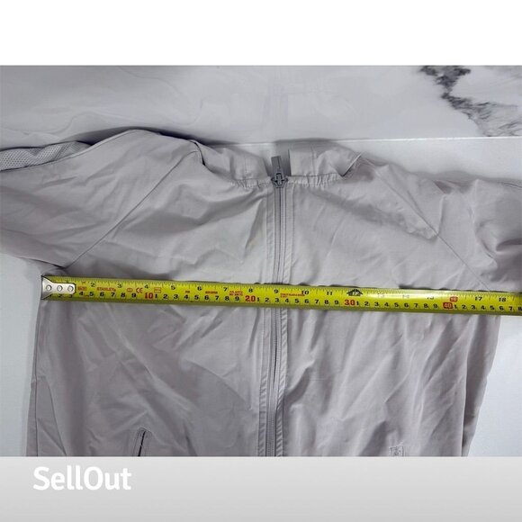 Max Studio Women's Gray Full-Zip Lightweight Hoodie Size S running athletic - Picture 7 of 9